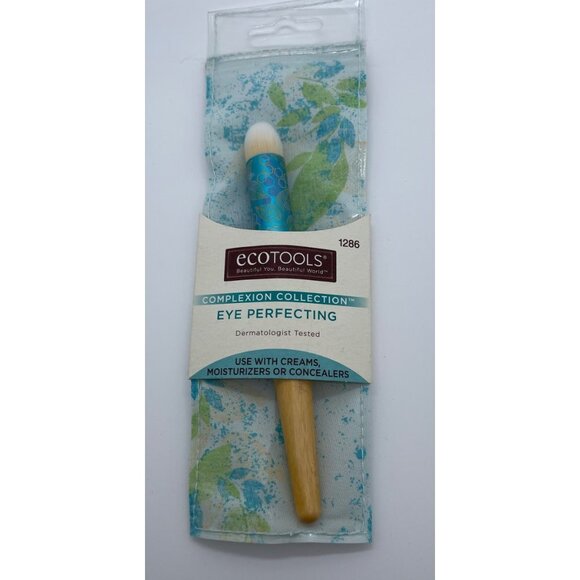 NEW EcoTools Stippling #1293 & Eye Perfecting #1286 Brushes NEW IN ORIGINAL PKG - Picture 2 of 3